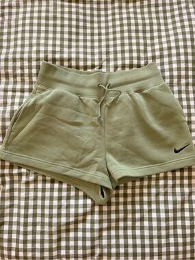 Nike Sage Green Fleece Sweatshorts